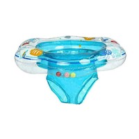 Flotador de Bebe para Piscina con Asiento Celeste